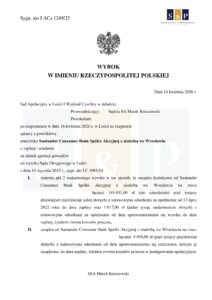 Skan wyroku – I ACa 1249/25
