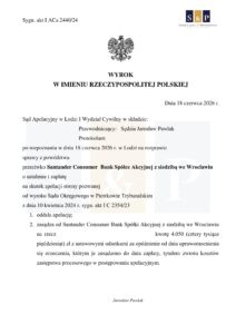 Skan wyroku – I ACa 2440/24