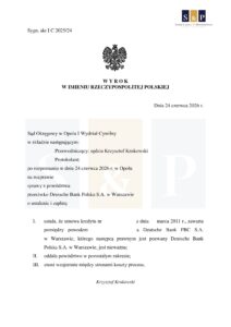 Skan wyroku – I C 2025/24