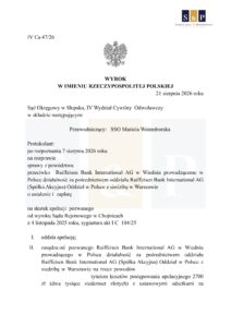 Skan wyroku – IV Ca 47/26