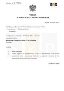 Skan wyroku – XII C 725/24