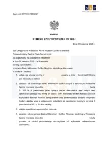 Skan wyroku – XXVIII C 10632/21